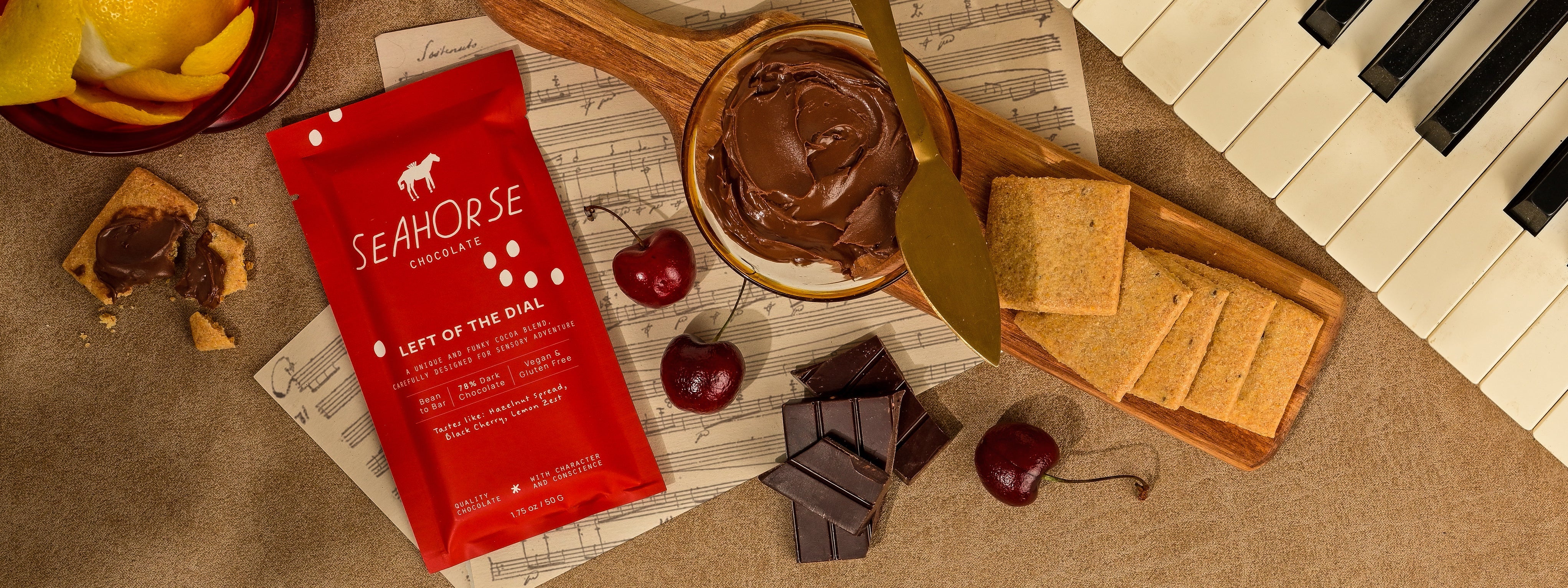 Seahorse Chocolate Bean-to-Bar Chocolate Pieces