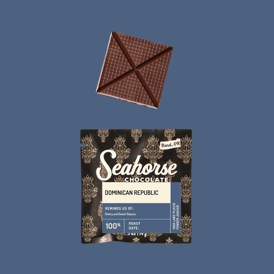 Dominican Republic 100% Single Origin Chocolate Bar | Seahorse