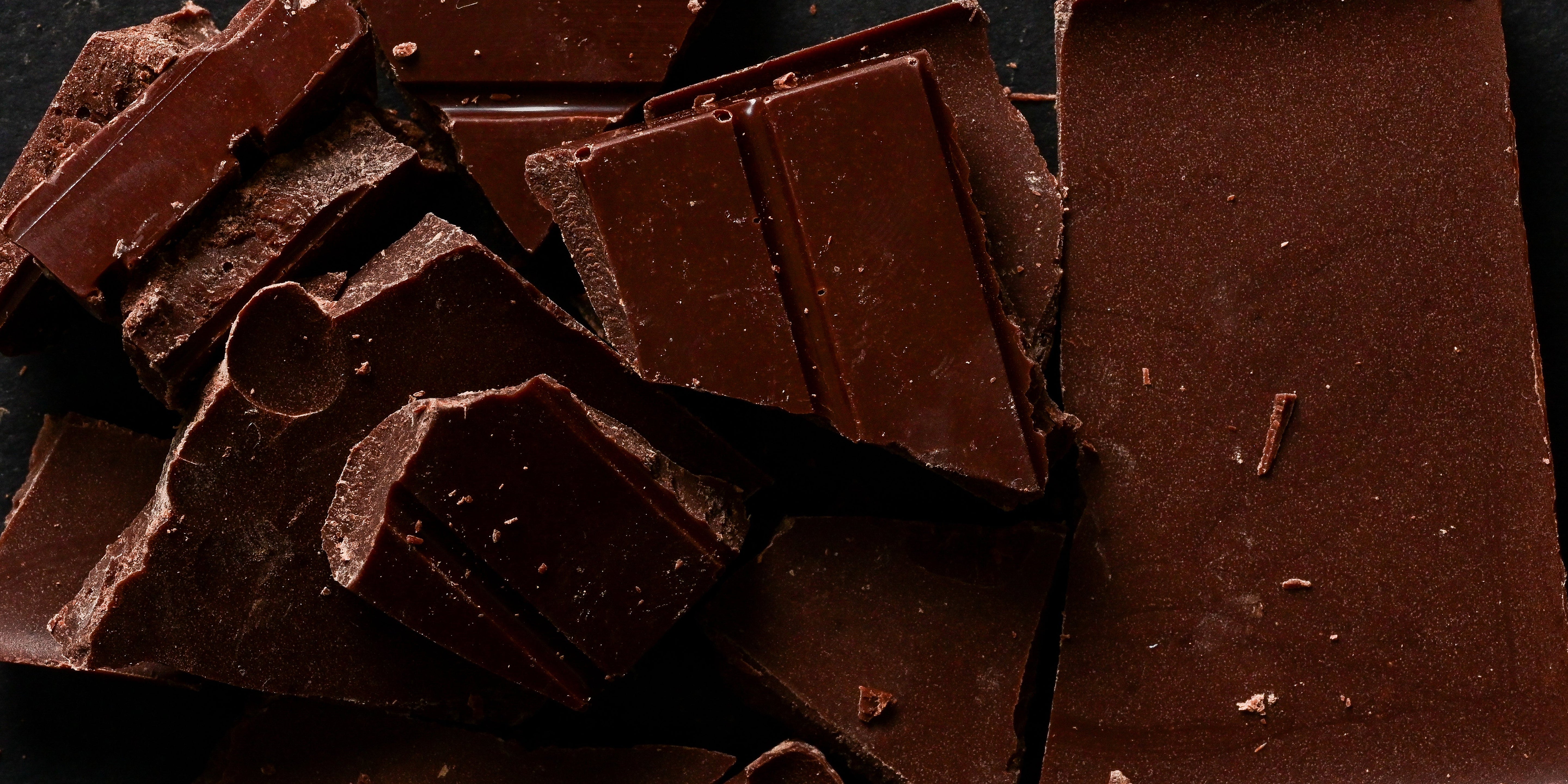 bean-to-bar dark chocolate roasted on a coffee roaster in Bend, OR.