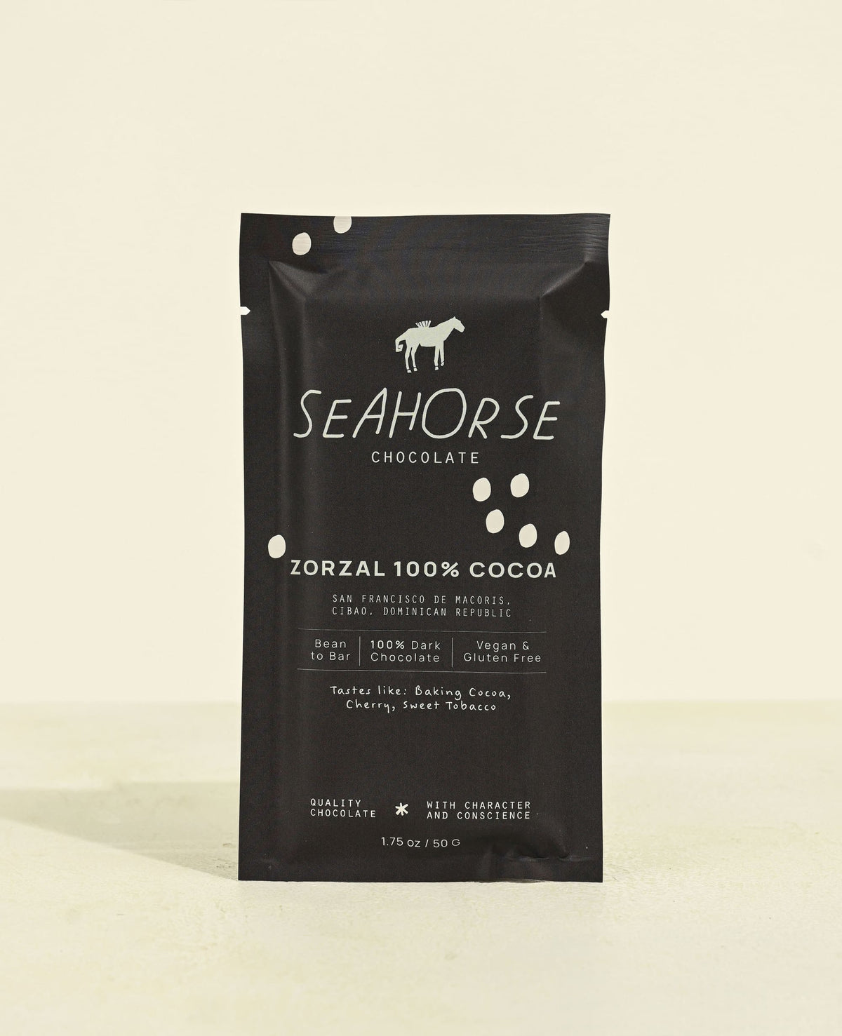 Zorzal Dominican Republic 100% Dark Chocolate | Seahorse Chocolate