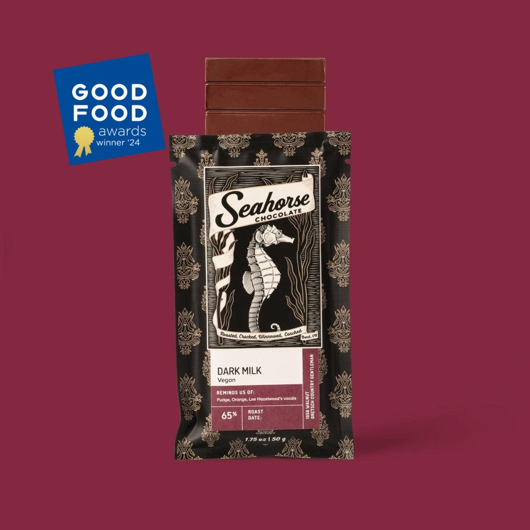 Dark Milk 65% Single Origin Chocolate Bar | Seahorse Chocolate
